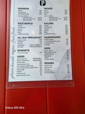 Planted Bodega Menu at Planted Bodega in Metro Manila