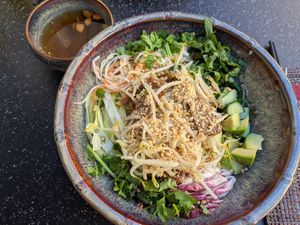 vegane Beef Bowl at Mong Mo in Leipzig