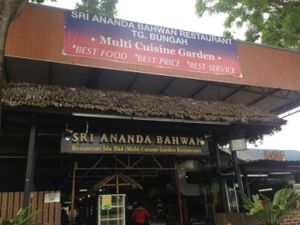 ... at Sri Ananda Bahwan - Tanjung Bungah in Penang