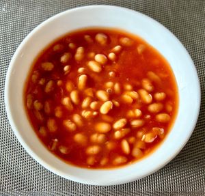 Baked beans  at Olu in Kalutara