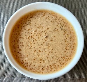 Sago porridge  at Olu in Kalutara