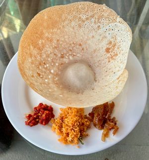 Plain hopper at Fusion  in Galle