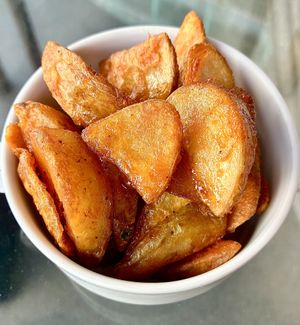Potatoes wedges   at Fusion  in Galle