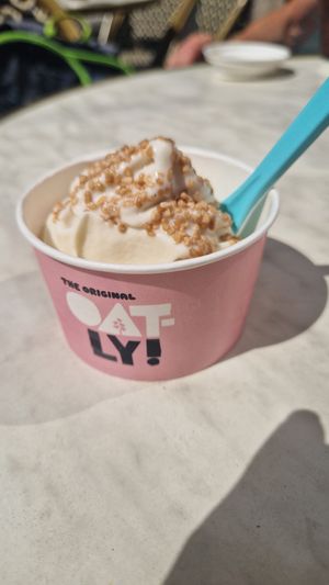 With caramel topping at Sommerro in Oslo