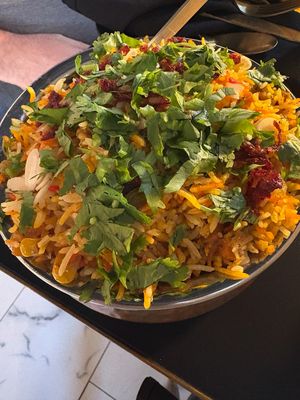 Biryani at Lazeez in Rocky Mount