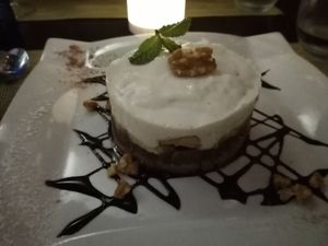 Banofee (banana and coffee dessert) at Fusion in Gran Canaria