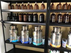 Jabones y multiusos biodegradables / Biodegradable cleaners at Herbívoro -  Av. Suba in Bogota