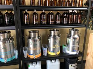 Jabones y multiusos biodegradables / Biodegradable cleaners at Herbívoro -  Av. Suba in Bogota