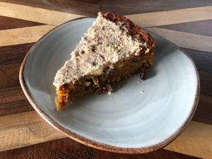 Torta de Zanahoria / Carrot cake at Herbívoro -  Av. Suba in Bogota