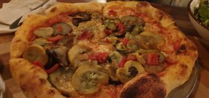 Pizza at Herbívoro -  Av. Suba in Bogota