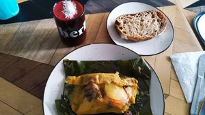 Tamal 10/10 🌱💚 at Herbívoro -  Av. Suba in Bogota