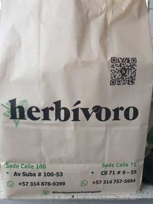 Direcciones at Herbívoro -  Av. Suba in Bogota
