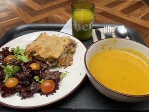 Lasagna deliciosa!  at Herbívoro -  Av. Suba in Bogota