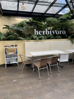 Tasteful decoration at Herbívoro -  Av. Suba in Bogota