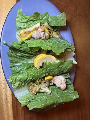 Veggie Taco Wraps with Fajita Veggies  at Tulum Mexican Cuisine in Daphne