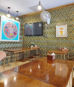 Inside seating at More rar kot - มรกฎ in Chiang Mai