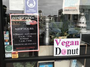 Vegan donuts in East County  at Donut Panic in San Diego