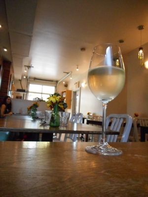 wine at Live Organic Food in Toronto