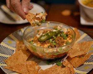 7 Layer Dip at Live Organic Food in Toronto