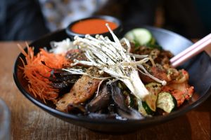 Bobimbap YUM at Live Organic Food in Toronto