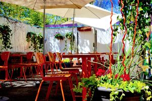 Patio at Live Organic Food in Toronto