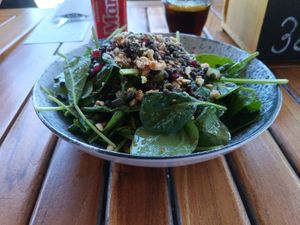 Lentil salad at Cafe Restaurant Polder in Noord-holland