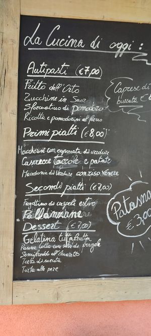 Menu at Fattoria I Canarini in Fossalta Di Piave