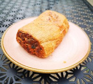 Home-made Vegan Sausage Roll at The Deli Hylands in Chelmsford