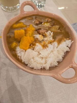 Spicy curry at Changhe Building & Light Meal in Magong City