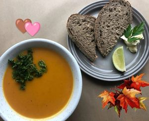 Lentil soup (they only have these during the cold months)  at Blings og boller in østfold