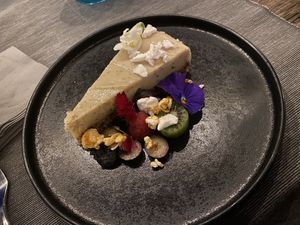 Raw cake at Villa Vegana in Mallorca