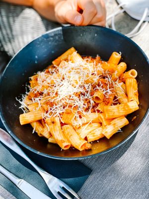 Penna a la bolognesa  at Villa Vegana in Mallorca