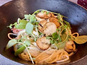 Scallops  at Villa Vegana in Mallorca