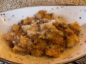 Gnocchi an Bolognese   at Villa Vegana in Mallorca