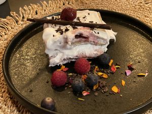 Schwarzwälder Kirschtorte  at Villa Vegana in Mallorca