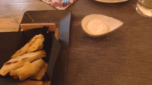 Pan casera y aioli de lima at Villa Vegana in Mallorca