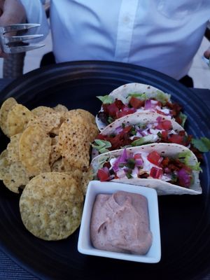 Tacos picantes at Villa Vegana in Mallorca