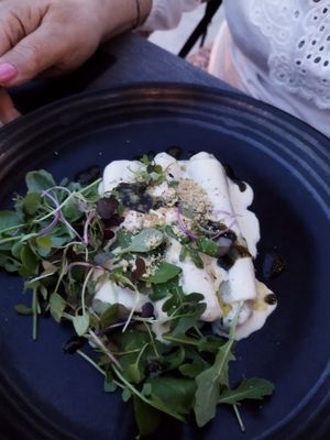 Canalones de espinacas at Villa Vegana in Mallorca