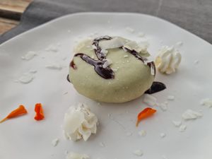 Matcha Motchi at Villa Vegana in Mallorca