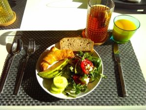 Frühstücksteller at Villa Vegana in Mallorca