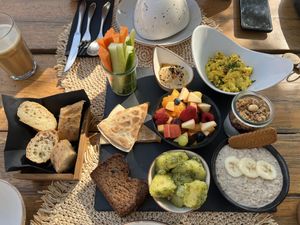 Breakfast   at Villa Vegana in Mallorca