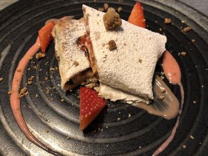 Best mexican dessert ever! at Villa Vegana in Mallorca