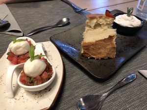 Homemade Mozzarella, Ciabatta at Villa Vegana in Mallorca
