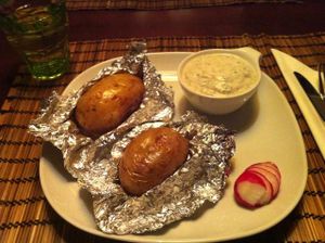 Gorgeous supper! international vegan cuisine at Villa Vegana in Mallorca