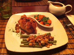 Gorgeous supper! international vegan cuisine at Villa Vegana in Mallorca