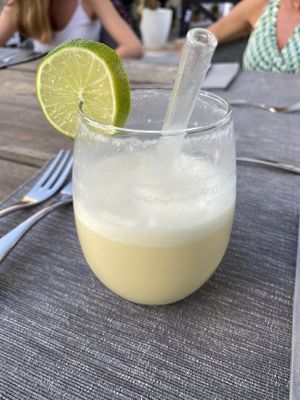 Alkoholfri pina coloda at Villa Vegana in Mallorca