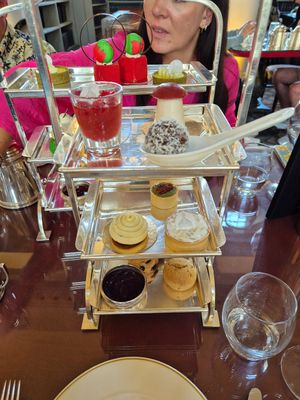 Sweet selection at The Colonnades at the Signet Library in Edinburgh