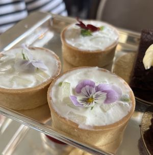 Apple tarts   at The Colonnades at the Signet Library in Edinburgh