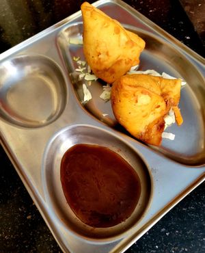 Samosas at Udupi Palace in Berkeley