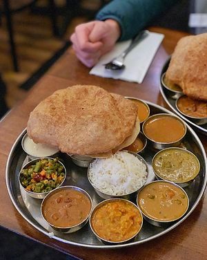 . at Udupi Palace in Berkeley